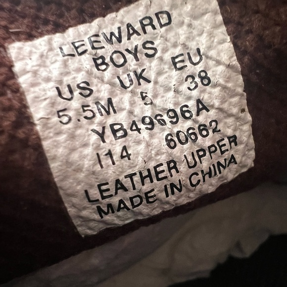 Sperry leeward Top Slider boys size 5.5 brown shoes - Picture 4 of 4